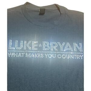 District Women's Black Luke Bryan Tee - What makes you Country